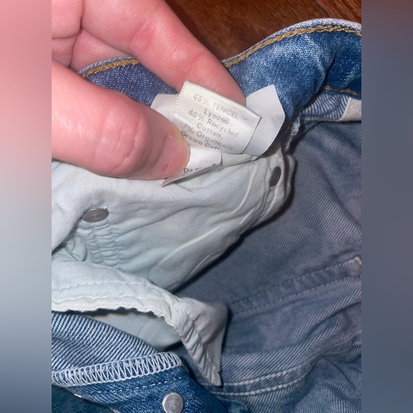 New! Reformation Cynthia Shadow High Rise Denim Patchwork Jeans in Niagara👖sz 31 - Picture 12 of 13